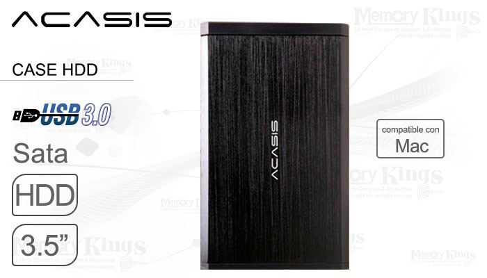 CASE USB a HDD/SSD 2.5 ACASIS PC/Mac Aluminio - ACASIS